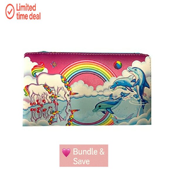 Faux Leather Wallet with 7 Card Slots, 3 Compartments, 4x6.5 Inches - Picture 6 of 7